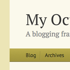 Octopress Gold Theme