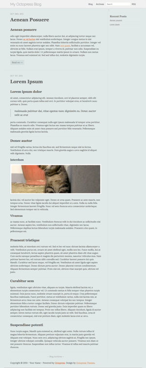 Octopress themes: Mugwump Mussels