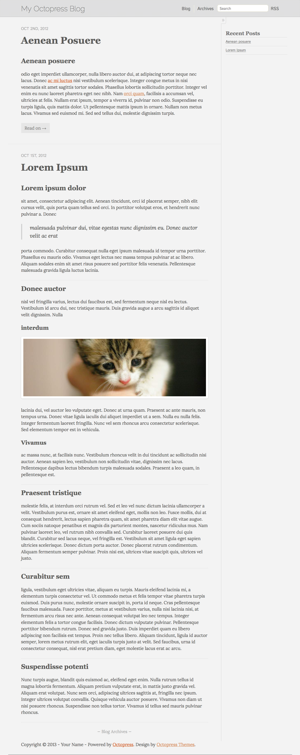 Octopress themes: Mullah Mussels