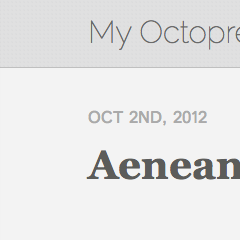 Octopress Mullah Mussels Theme