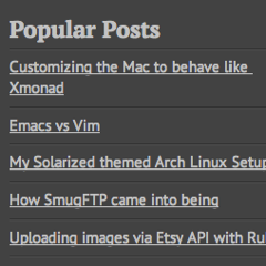 Octopress Popular Posts Plugin